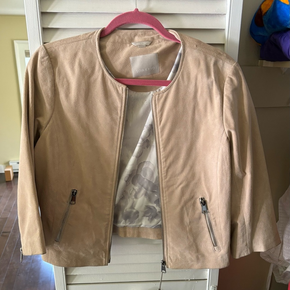 Soia & Kyo “Jody” suede jacket